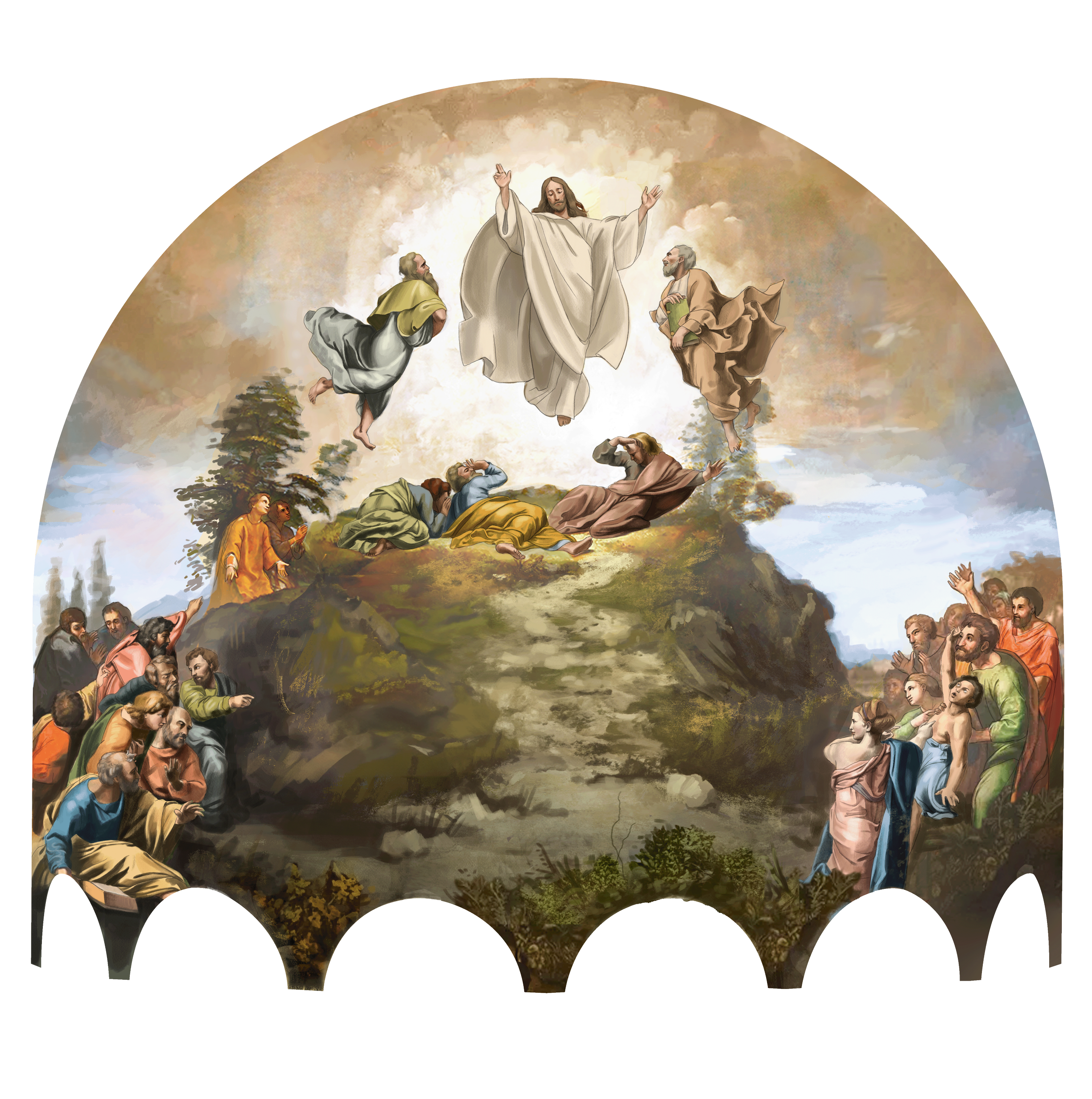 Transfiguration Mural — St. Ann Catholic Parish